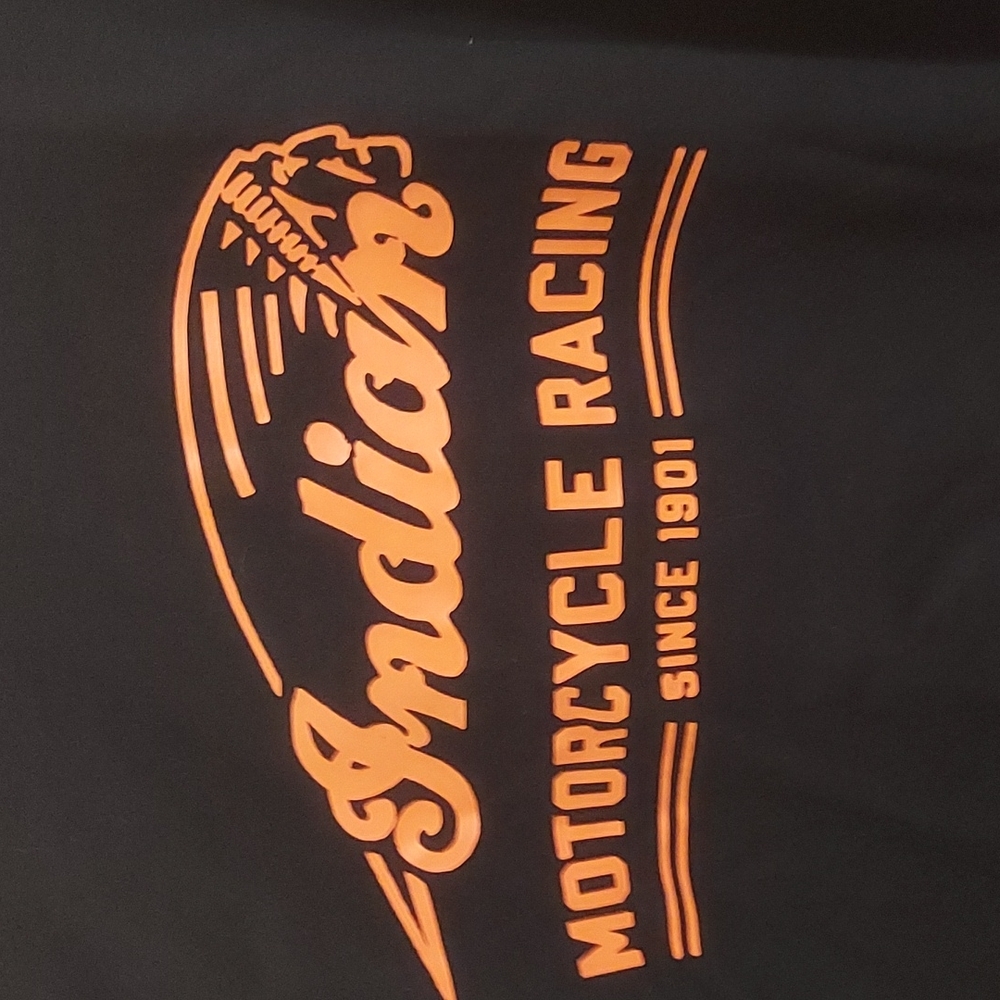 Indian logo  motor cycle racing t-shirt